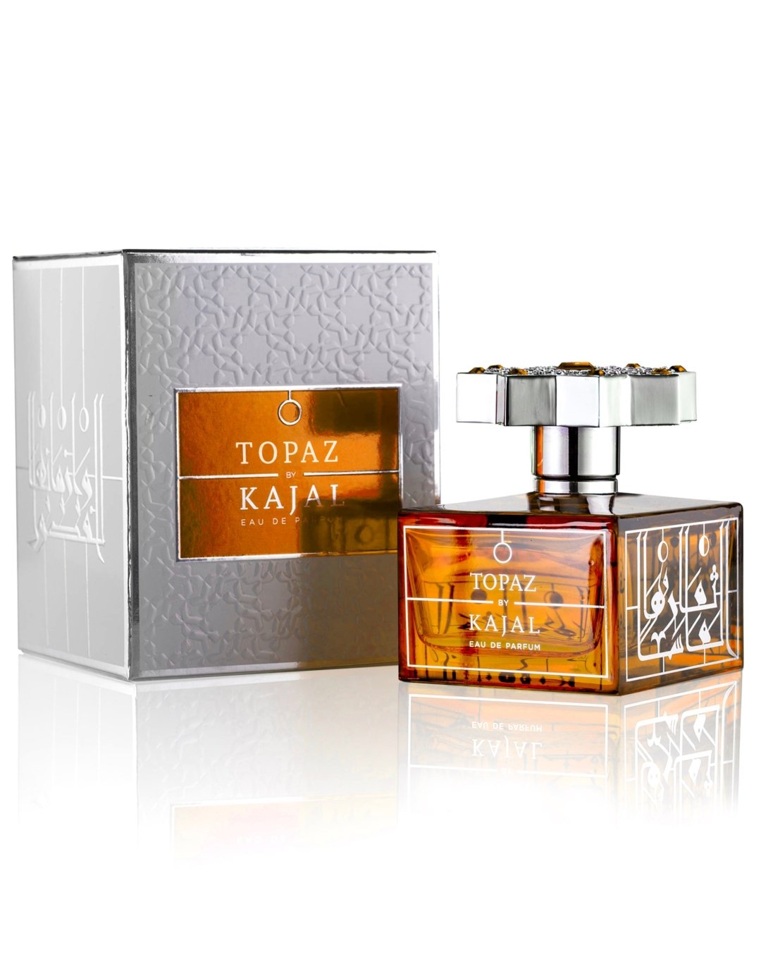 Topaz by Kajal Eau de Parfum bottle and presentation box