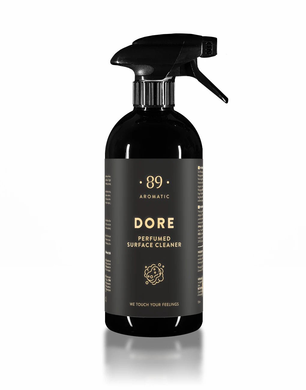 89 Aromatic DORE Perfumed Surface Cleaner 720 ml black spray bottle