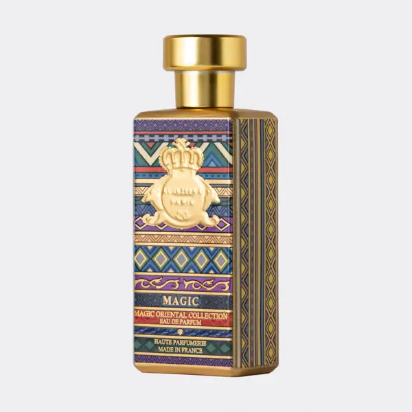 Al-Jazeera Magic Eau de Parfum bottle side view Al-Jazeera Magic Eau de Parfum bottle side view