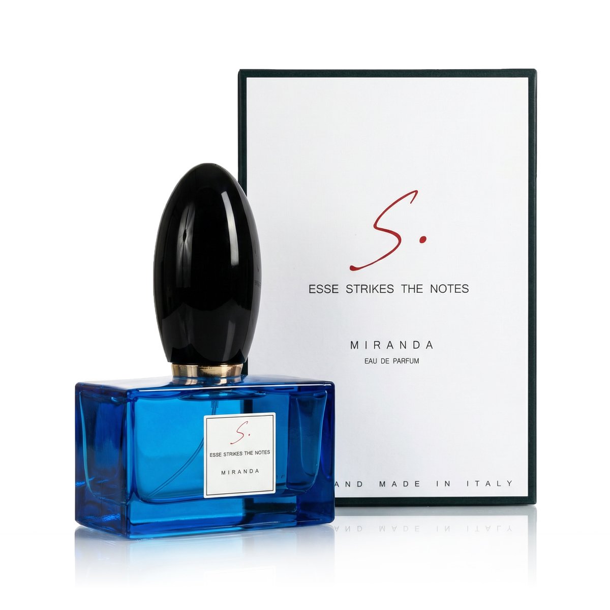 Esse Strikes The Notes Miranda 100 ml box and bottle Esse Strikes The Notes Miranda 100 ml box and bottle